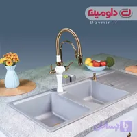 سینک گرانیتی دو لگن کد D303