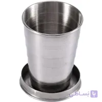 لیوان تاشوی استیل 80 میلی لیتر
