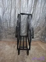 تخت خواب تاشو فلزی (اکسترابد) تاج دار بدون تشک برند رادین تاشو