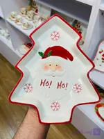 بشقاب کاج بابانوئل کریسمس HoHo