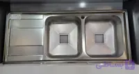 سینک دولگن دیاموند چپ دریتون (استیل 1 میلی‌متری)
