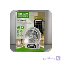 پنکه خورشیدی GDTIMES مدل GD- 8605