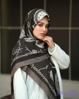 روسری نخی سیا اسکارف