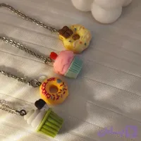 گردنبند فانتزی طرح دونات و کاپ کیک🧁