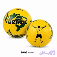 توپ فوتبال پرسی سایز 4 طرح تیم برزیل وینی