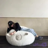 مبل شنی کودک مدل ببعی سفید | مبل شنی طرح بره