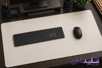 دسک مت چرم سفید (Desk Mat)