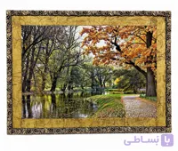 تابلو فرش ماشینی طرح طبیعت
