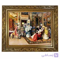 تابلو فرش ماشینی طرح تولد نوزاد