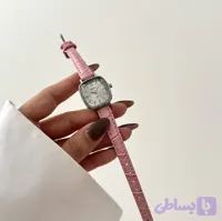 ساعت نایدو صفحه مربع بند چرمی