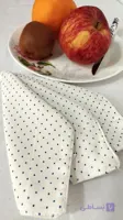 دستمال جیبی پارچه ای قابل شستشو و ضد عفونی ( نخی دو لایه )