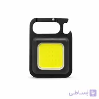 چراغ قوه جاکلیدی COB شارژی چندکاره