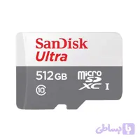 کارت حافظه microSDXC سن دیسک مدل MICRO SDXC Ultra A1 کلاس 10 استاندارد UHS-I سرعت 100MBps ظرفیت 512 گیگابایت