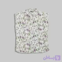 شومیز آستین کوتاه تابستانه گلدار