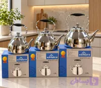 کتری استیل 2 لیتری طرح سه بعدی -کایماز