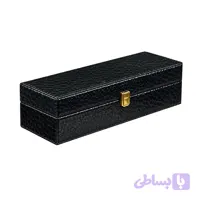 جعبه ساعت 6 خانه چرم طرح لیزارد