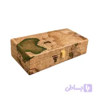 جعبه ساعت چرمی ۱۲ خانه طرح نقشه Alviro Martini