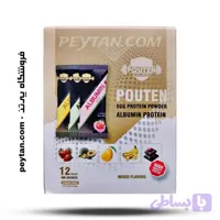 پودر سفیده تخم مرغ پوتن – 12 ساشه 40 گرمی – میکس 5 طعم