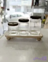 بانکه سه سایز شیاردار درب چوبی