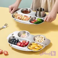 ظرف غذای کودک استیل ماشینی