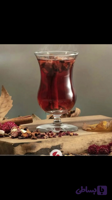 استکان کمرباریک پایه دار پاشاباغچه