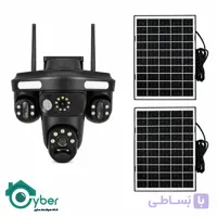 دوربین خورشیدی سیمکارتی سه لنزه دابل پنل HACVIO مدل HAC-SPD-S39066O