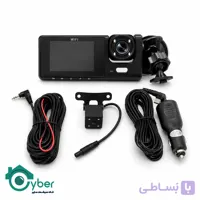 دوربین ثبت وقایع خودرو سه لنز برند HACVIO مدل VRC-3018WM