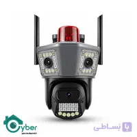 دوربین سیمکارتی سه لنز HACVIO مدل HAC-SPD-S3310O | انتقال تصویر بدون WiFi با کیفیت 12 مگاپیکسل