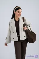 ترنچ کت Fifi کرم