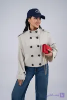 ترنچ کت Elena کرم