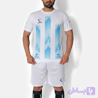 ست لباس و شلوارک ورزشی طرح ساحل