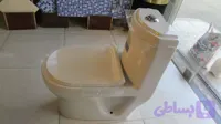 توالت فرنگی جلو گرد خروجی بزرگ