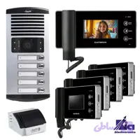 پکیج پنج واحدی آیفون تصویری الکتروپیک PRO-1096 با پنل 1086