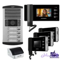 پکیج چهار واحدی آیفون تصویری الکتروپیک PRO-1096 با پنل 1086