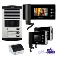 پکیج سه واحدی آیفون تصویری الکتروپیک PRO-1096 با پنل 1086