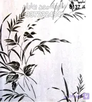 کاغذ دیواری ارزان زمینه سفید کد6137