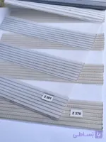 پرده زبرا طوسی جنس عالی z270