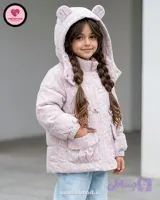کاپشن دخترانه گل گلی جنس کبریتی