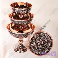 سرویس پذیرایی مسی طاووس مشکی سلطنتی