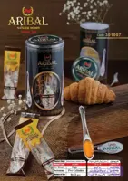 عسل قاشقی آریبال 60 عددی جعبه‌ای