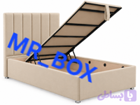 تختخواب باکس هتلی جکدار با تاج تخت خواب (کد VWSE4)