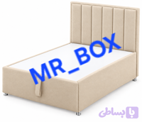 تختخواب باکس هتلی جکدار با تاج تخت خواب (کد BS23S)