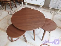 میز عسلی جلو مبلی جلومبلی وکیوم مدل دایره