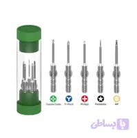 ست پیچ گوشتی دوسو ۵ عددی | درجه 2 + سری یدک