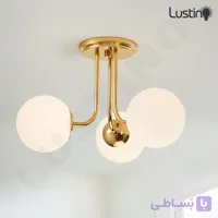 لوستر حبابی 3 شعله مدل مانی