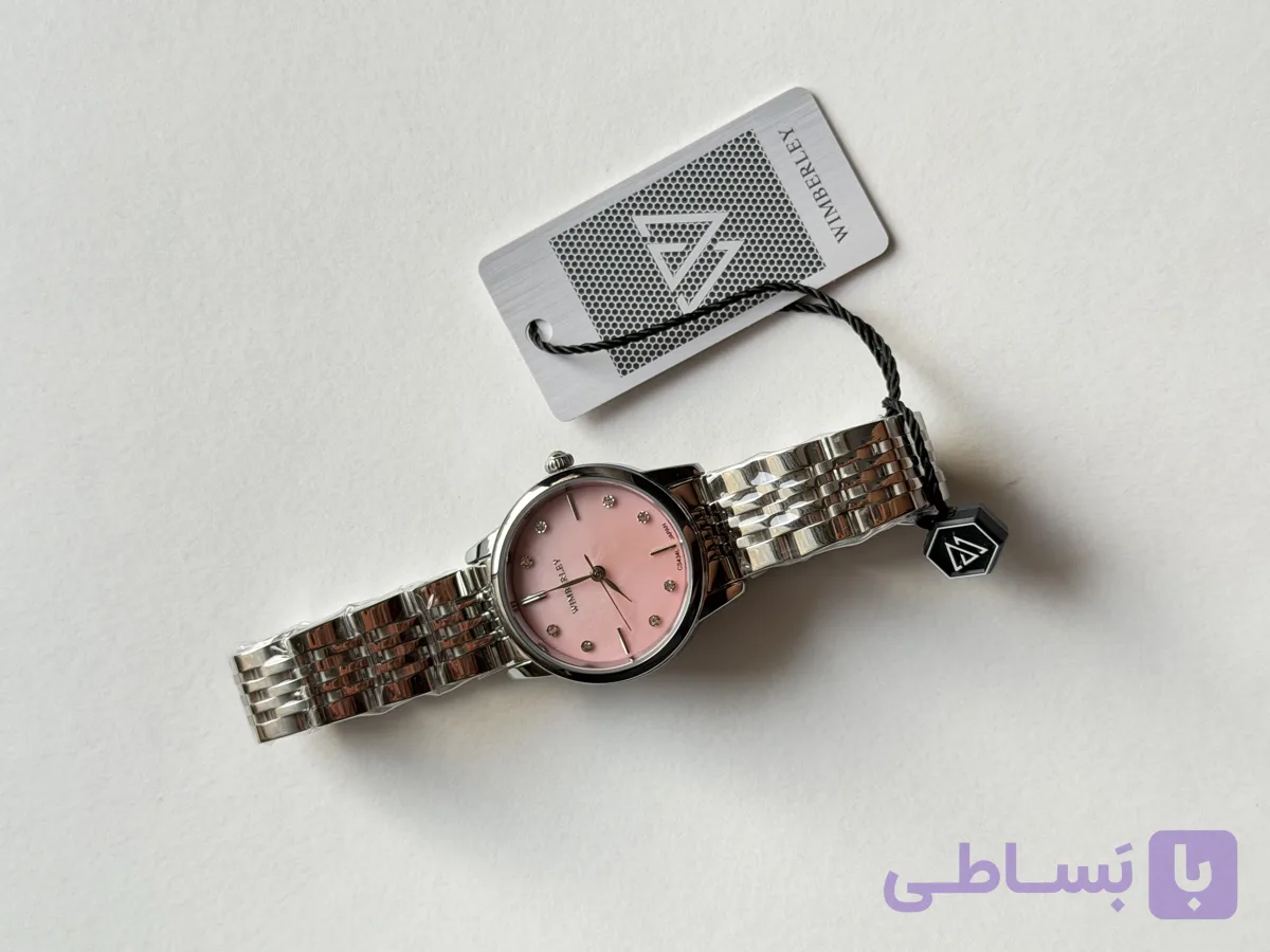 ساعت زنانه ویمبرلی صفحه رنگی بند فلزی WB-CS474L-F