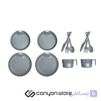 ست ظروف دونفره 12 تکه با کاپ لایف کمپ کد 45813