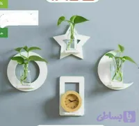شلف هندسی،شلف دیواری،شلف دکوری،شلف،طاقچه،شلف چهار عددی،شلف دیواری