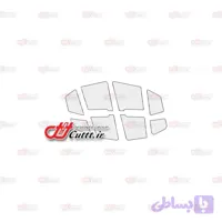 برچسب های شفاف محافظ دکمه های فرمان پژو پارس - کد 10957