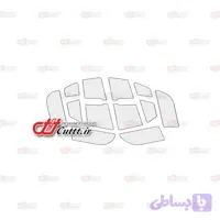 برچسب های شفاف محافظ دکمه های فرمان پژو 207 و رانا - کد 10958